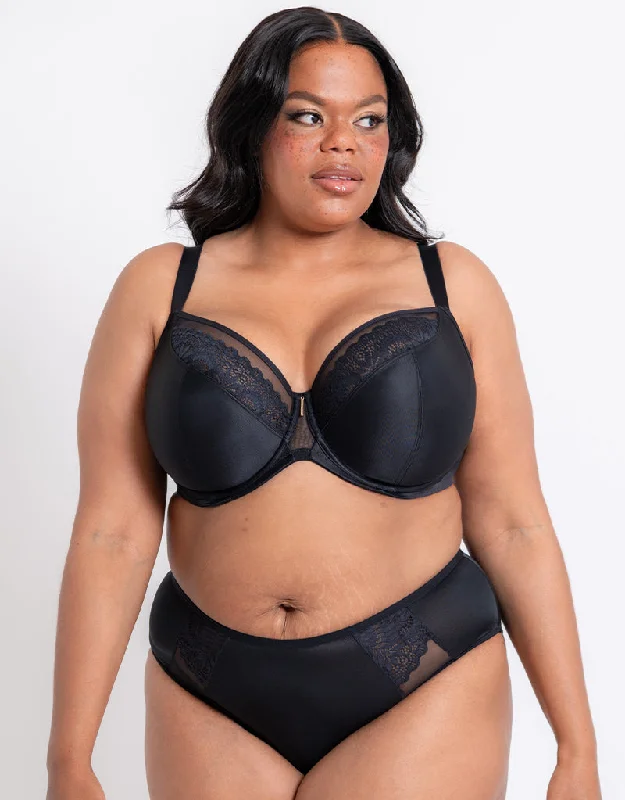 Adella Hera Full Plunge Bra Black