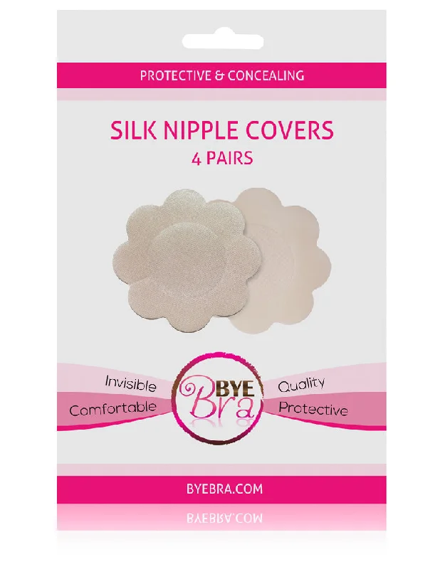 Bye Bra Silk Nipple Covers Beige