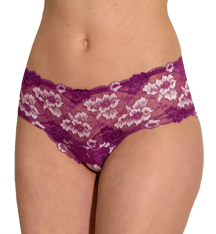 Cosabella Savona Low Rise Hotpant (SAVON0723) - Swiss Beet/White