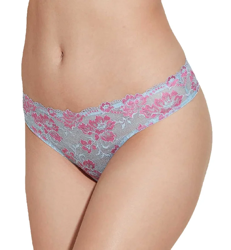 Cosabella Savona Low Rise Thong (SAVON0322) - Aasmani/Rani Pink