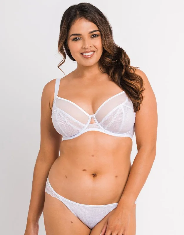 Curvy Kate Flutterby Plunge Bra White