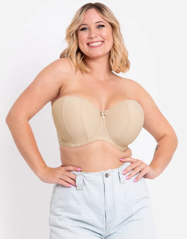 Curvy Kate Luxe Strapless Multiway Bra Biscotti