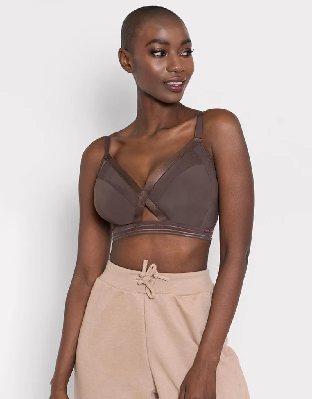 Curvy Kate Unwind Non-Wired Bralette Cocoa