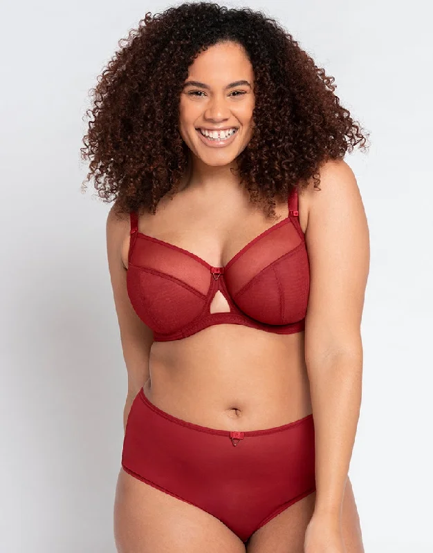 Curvy Kate Victory Balcony Bra Claret