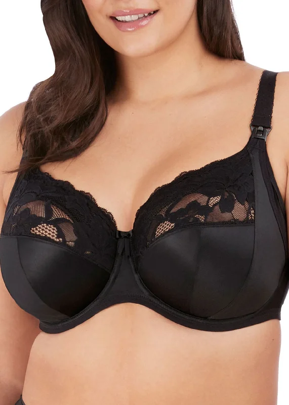 Elomi Molly Black Unlined Nursing Bra 4542