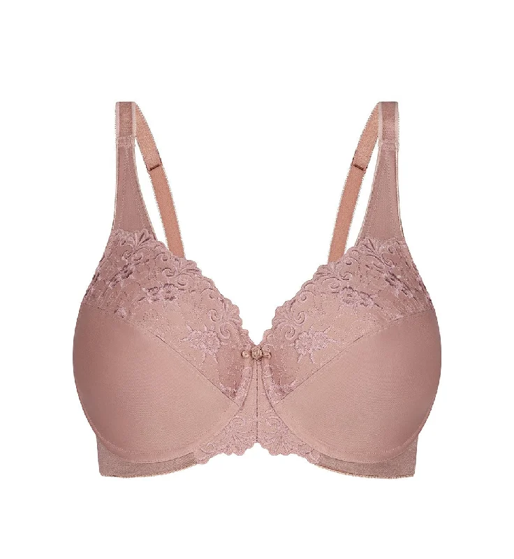 EMBROIDERED MINIMISER BRA