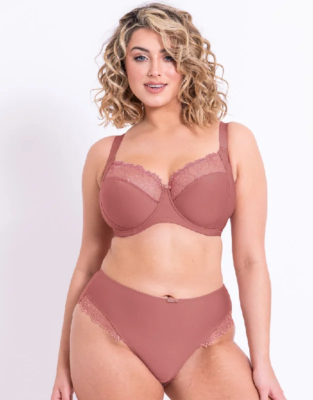 Flirtelle Emilie Full Cup Side Support Bra Rose