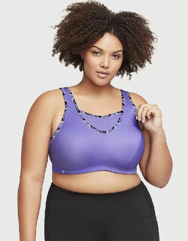 Glamorise No-Bounce Cami Sports Bra Purple