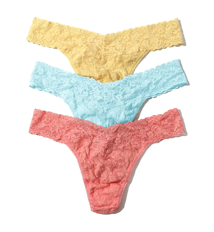 Hanky Panky 3-PACK Signature Lace Original Rise Thong (48113PK) - Cannes You Believe It