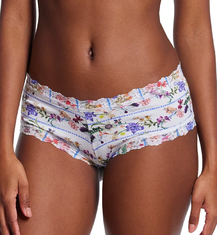 Hanky Panky Cotton Printed Boyshort (PR891281) - Flower Crown