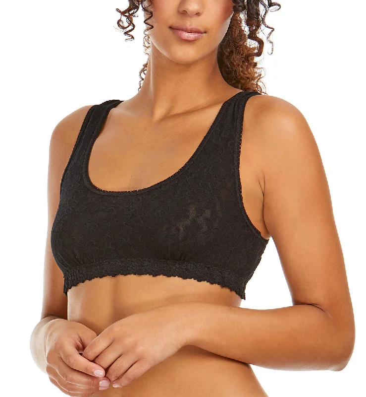 Hanky Panky Daily Lace Scoop Neck Lined Bralette (777991) - Black