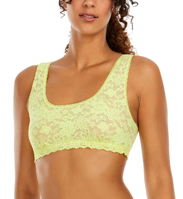 Hanky Panky Daily Lace Scoop Neck Lined Bralette (777991) - Lime Zest