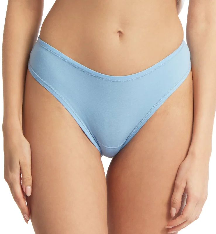 Hanky Panky Play Cotton Natural Rise Thong (721664) - Partly Cloudy