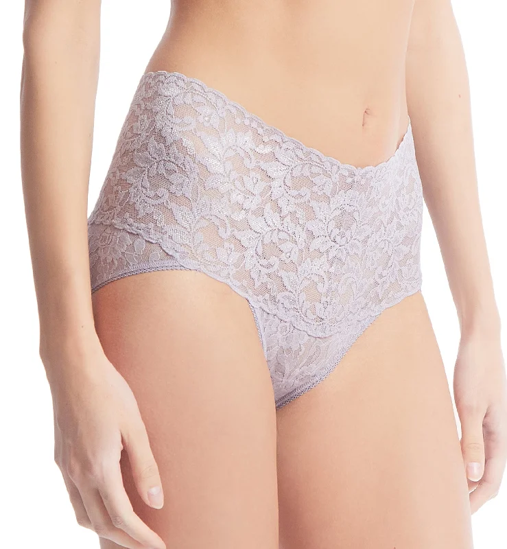 Hanky Panky Retro Lace V-kini (9K2124) - Steel