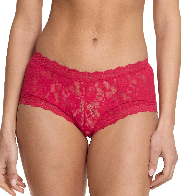 Hanky Panky Signature Lace Boyshort (4812P) - Beet Juice