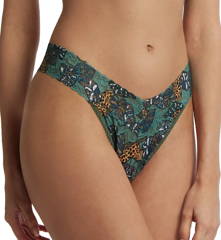 Hanky Panky Signature Lace Printed Original Rise Thong (PR4811P) - Prowling