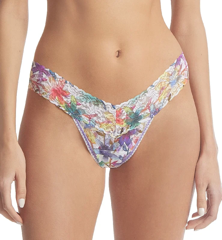 Hanky Panky Signature Lace Printed Original Rise Thong (PR4811P) - Still Blooming