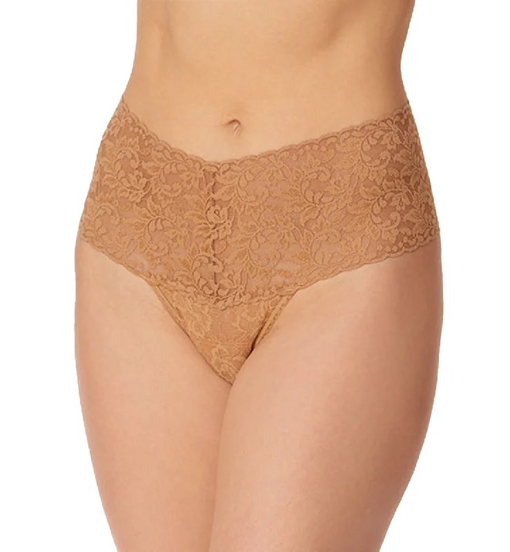 Hanky Panky Retro Lace Thong (9K1926P) - Suntan