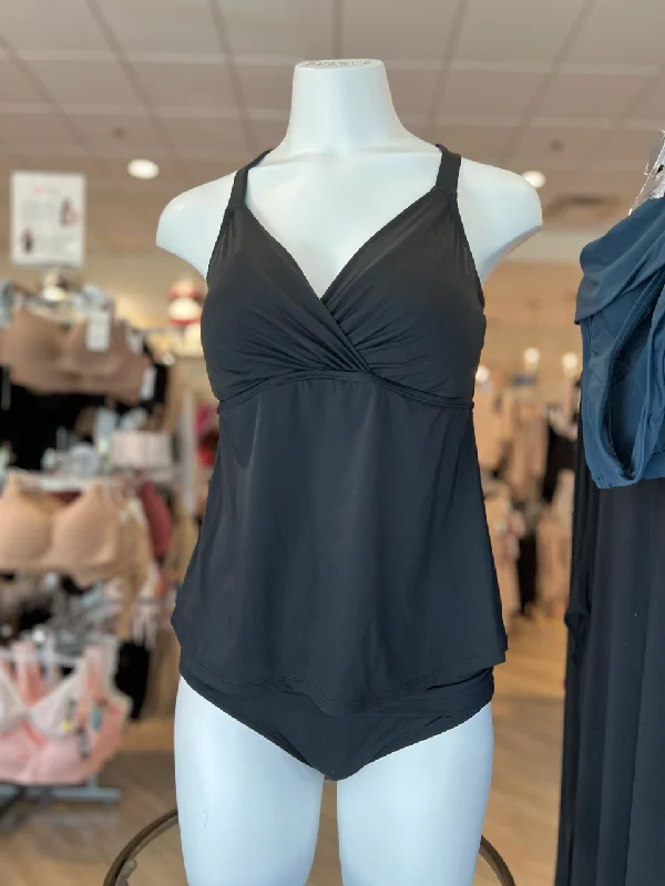 Jantzen Swimwear Essentials Black Tankini Top 23156T