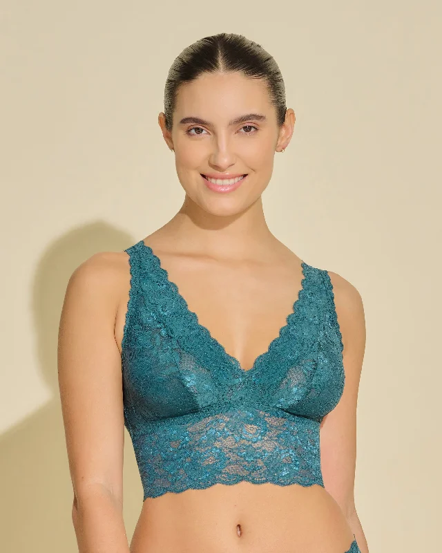 Bralette Alta Con Scollatura Profonda