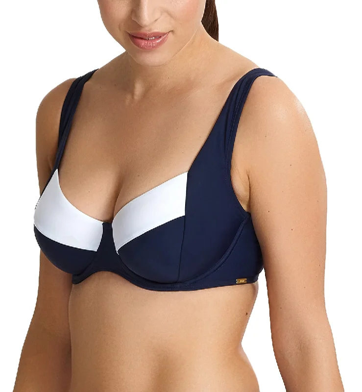 Panache Catarina Balconnet Side Support Underwire Bikini (SW1352) - Midnight/White