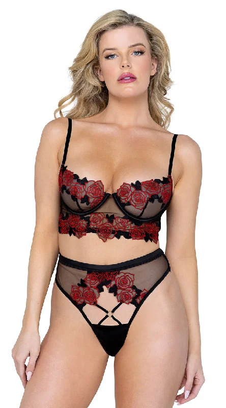 Rosa Bella High Waisted Bra Set