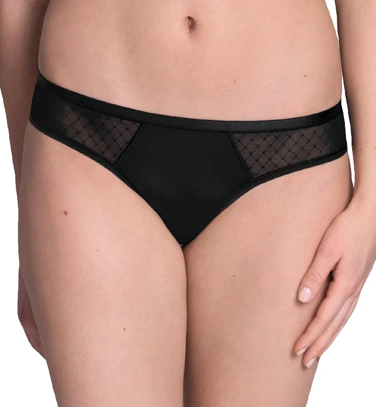 Rosa Faia by Anita Eve Shorty Brazilian Panty (1331) - Black