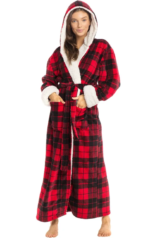 Red Black Plaid with Cream