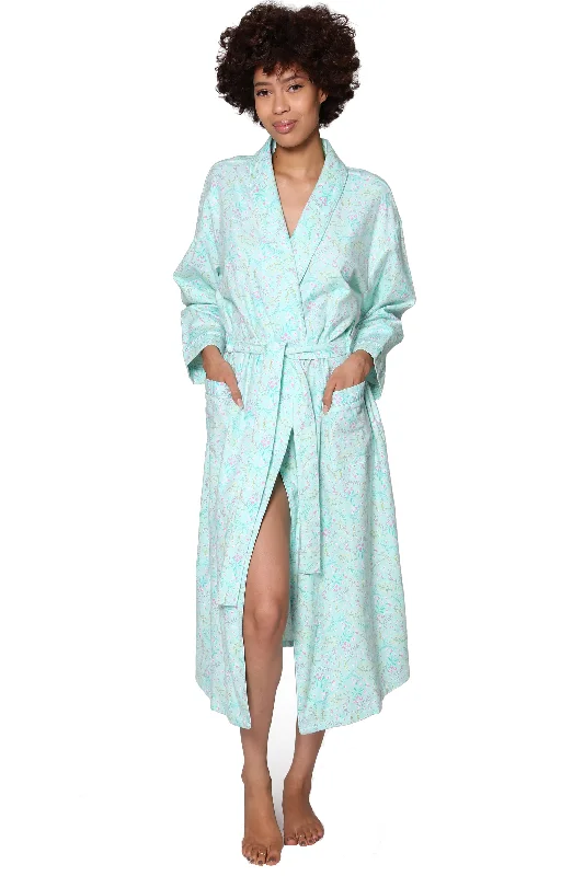 Flannel Floral Robe