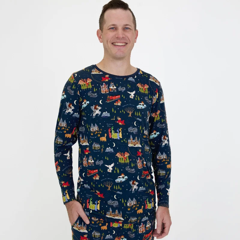 Harry Potter™ Evening at Hogwarts™ Men's Pajama Top