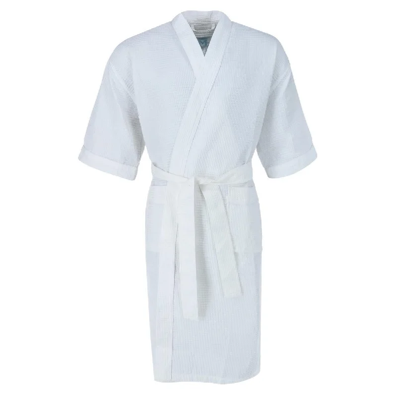 Majestic International Men's Waffle Kimono Robe