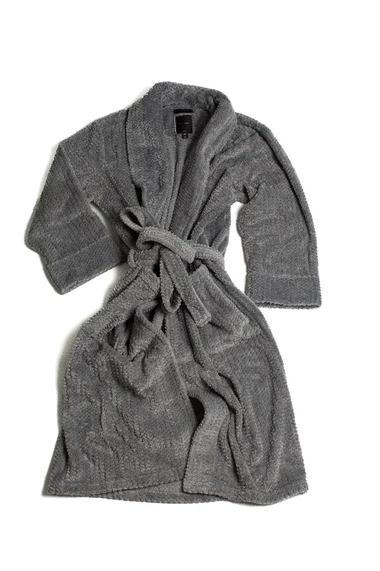 Mosaic Shine Robe in Grey