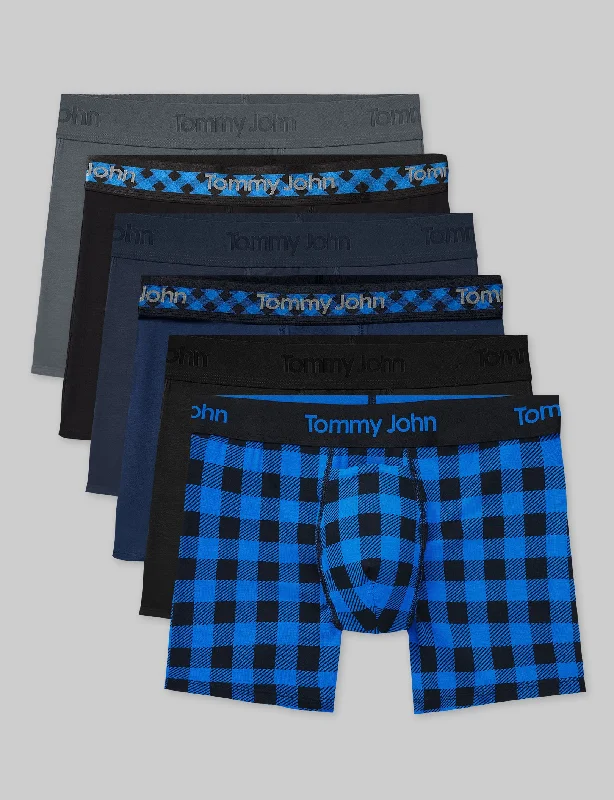 Blue Holiday Plaid Mix